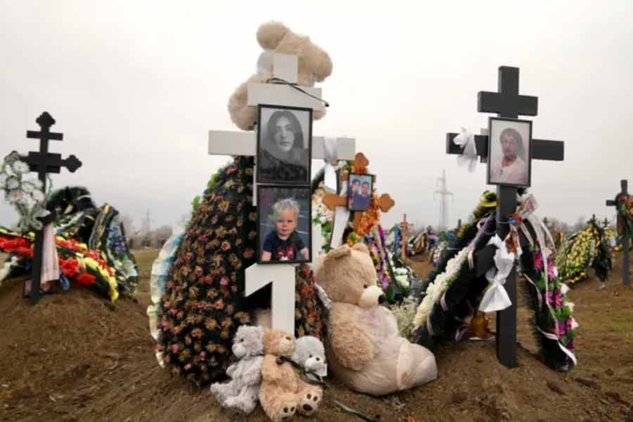 In a split second, Russia wiped out three generations of a Ukrainian family