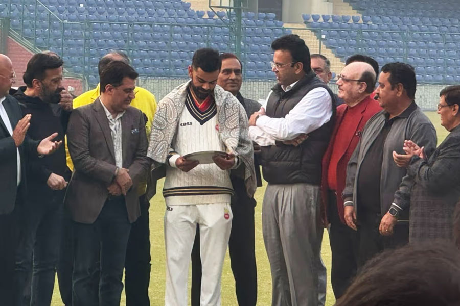 DDCA gives unique gift to Virat Kohli after Ranji match