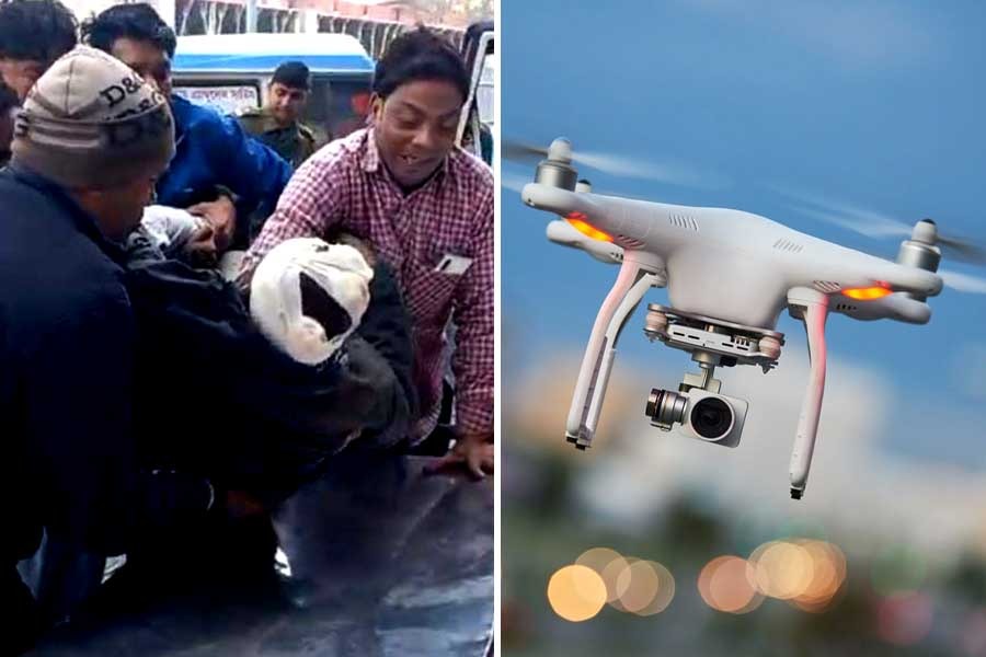 Malda Police flew a drone to catch Jakir Shaikh