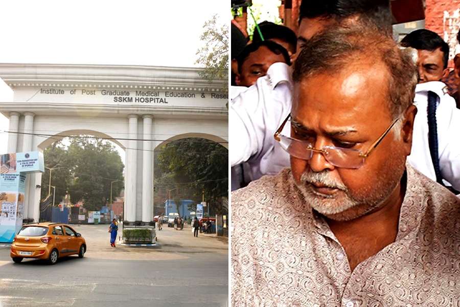 Partha Chatterjee fall sick in jail