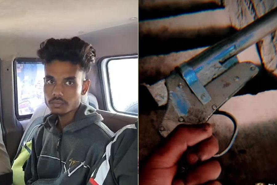 A man posted photo with firearm on social media arrested in Basirhat