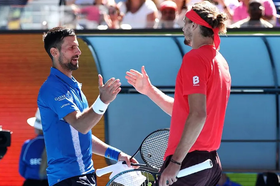 Novak Djokovic walks over from Australian Open