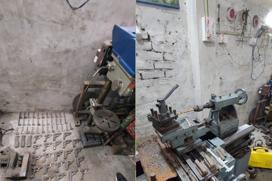 Kolkata Police: Illegal small arms factory in Bihar STF arrest four