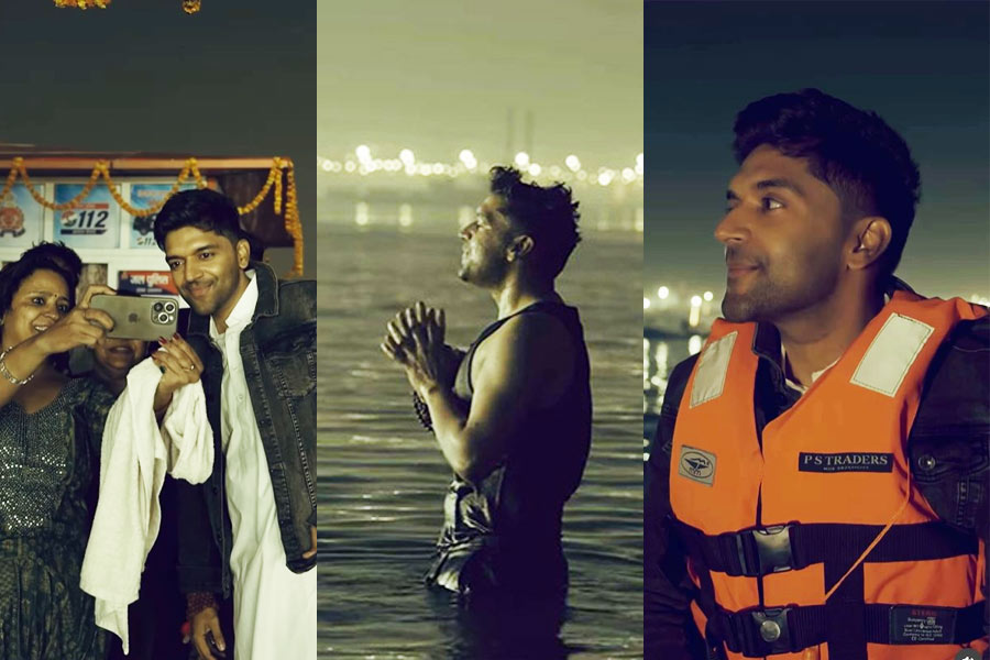 Guru Randhawa takes holy dip at Maha Kumbh, shares video