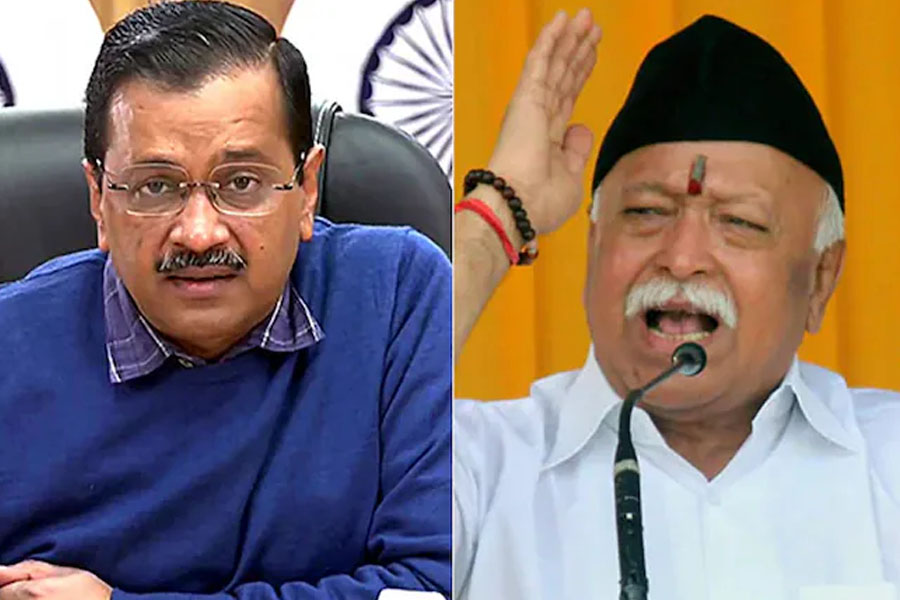 Arvind Kejriwal write latter to RSS chief Mohan Bhagwat