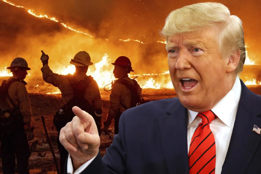 Donald Trump slams California govt over Los Angeles fire
