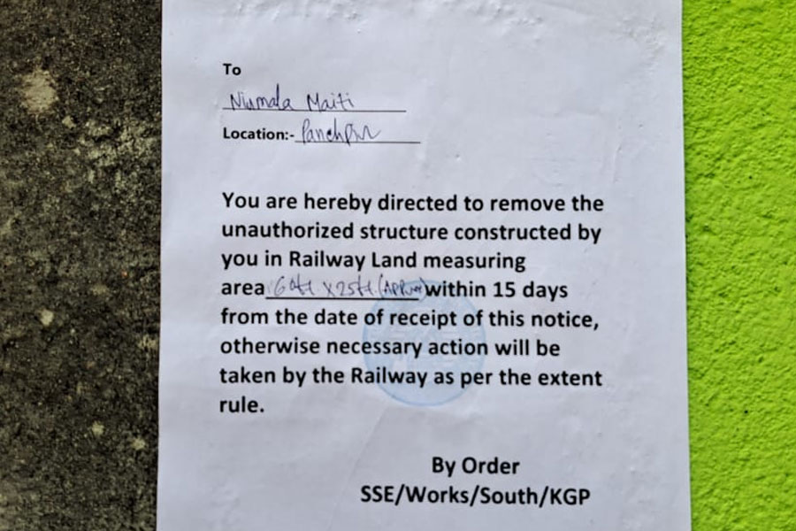 Railway will evict about 800 families in Kharagpur?