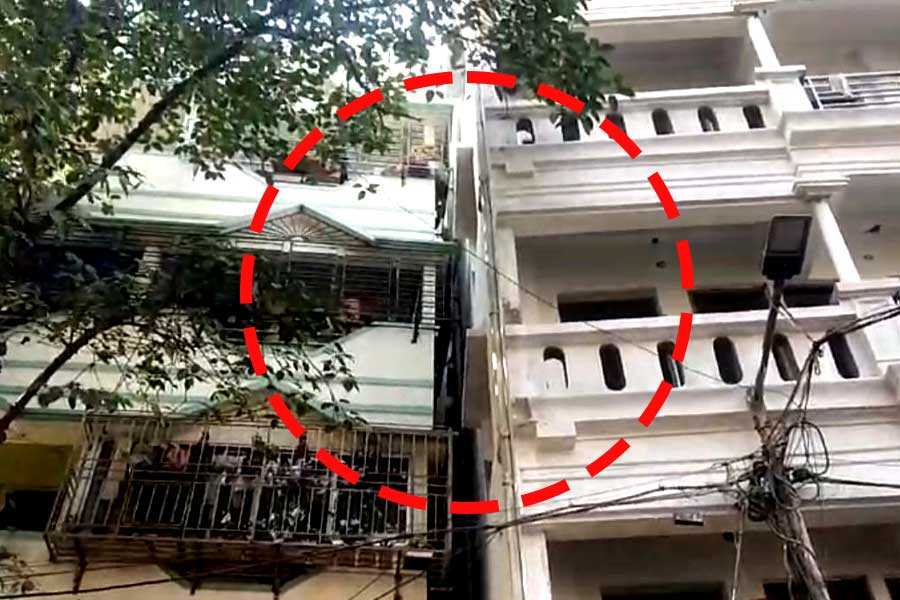 Tangra Building Issue: High-rise building leaning in Tangra