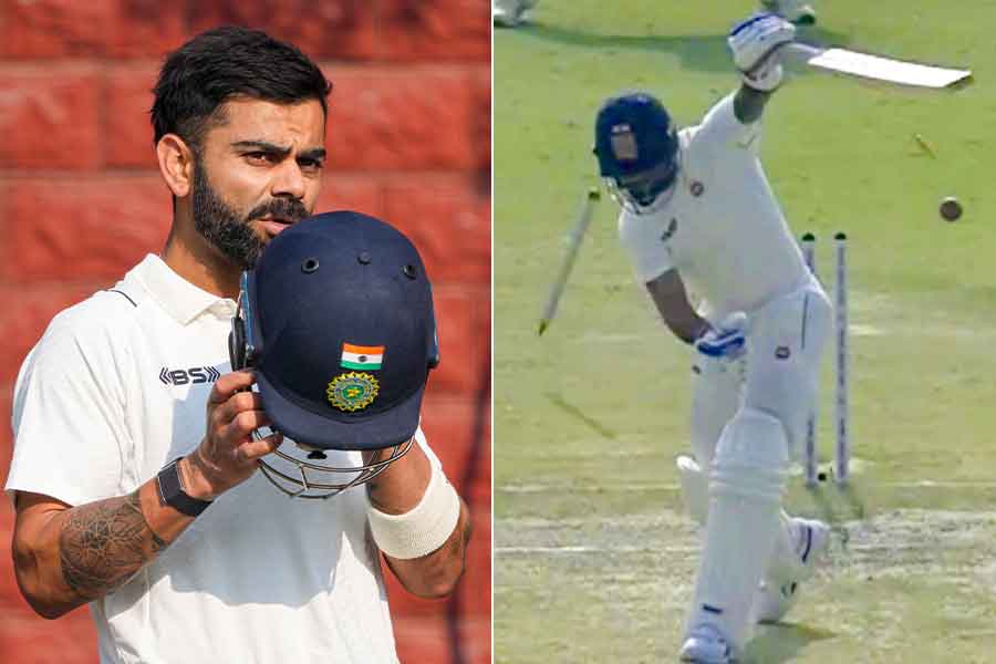 Virat Kohli dismissed for 6 runs in Ranji return