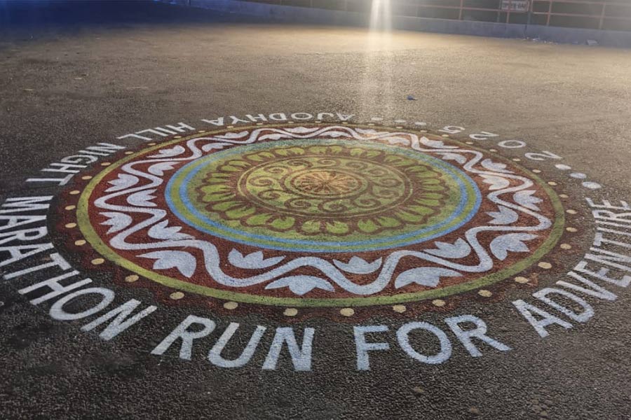 People of Ayodhya hill area gearing up for the night marathon scheduled on February 22
