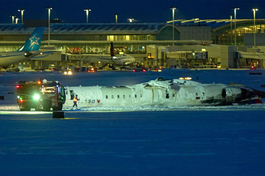 Plane With 80 Onboard Flips After Crash At Toronto Airport, 18 Injured