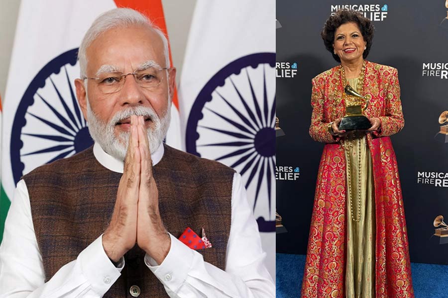 PM Modi congratulates Chandrika Tandon on Grammy win