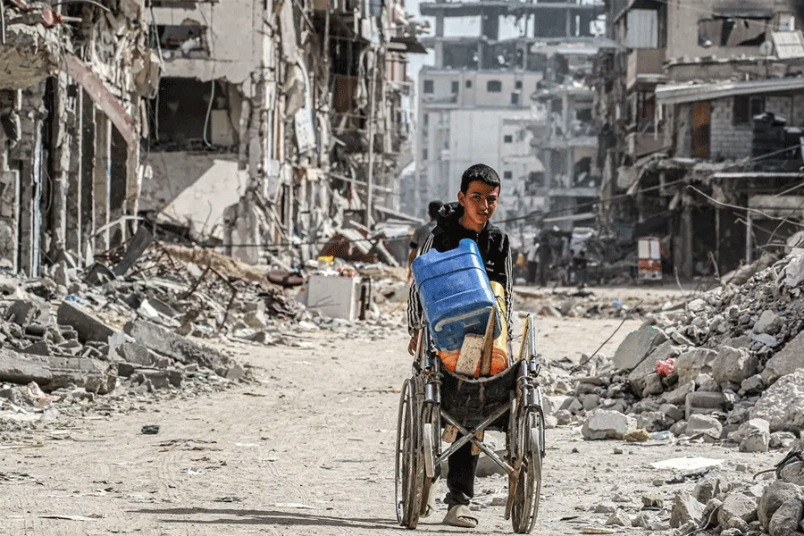 After deadly war there is severe water crisis in Gaza