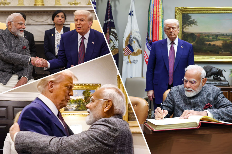 উষ্ণ আলিঙ্গনে অভ্যর্থনা, এফ ৩৫-শক্তি সরবরাহের আলোচনা, রইল মোদির মার্কিন সফরের ঝলক