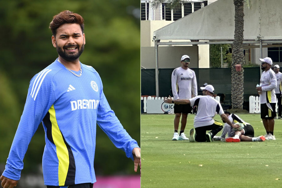 Champions Trophy 2025: India suffer injury scare as Rishabh Pant gets hit on his knee in practice