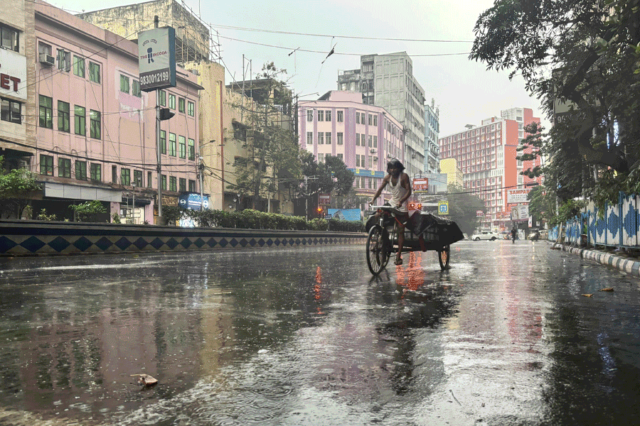 Raining in Kolkata