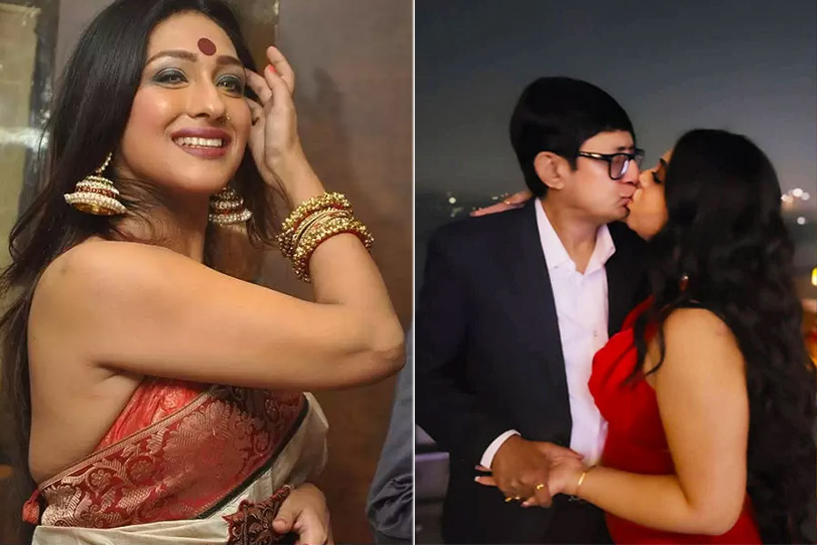 Kanchan Mullick and Srimoyi visited Rituparna Sengupta house