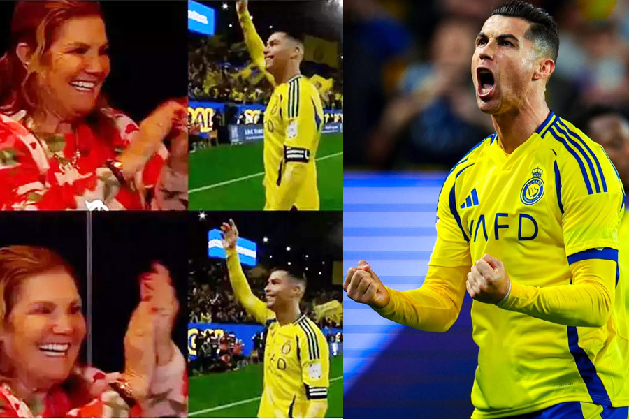 Cristiano Ronaldo Creates History in Front of His Mother