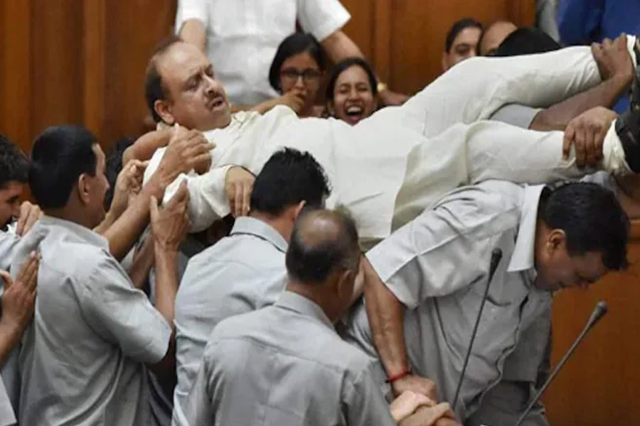 Thrown Out, Literally, In 2015, BJP's Vijender Gupta Now Delhi Assembly Speaker