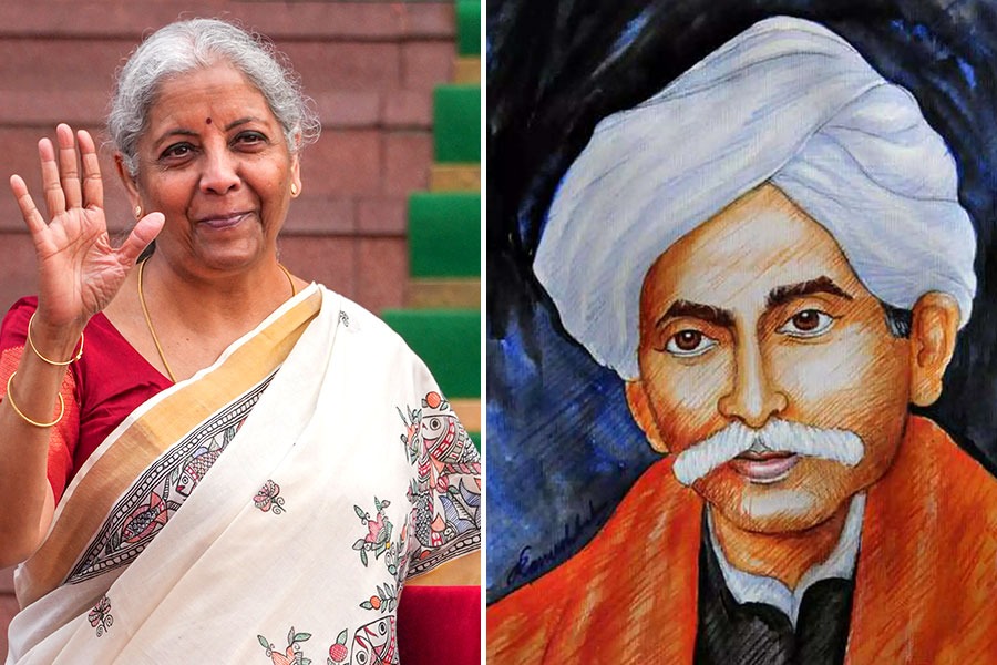 Nirmala Sitharaman utters two poems of Telugu and Tamil during her budget speech of more than one hour