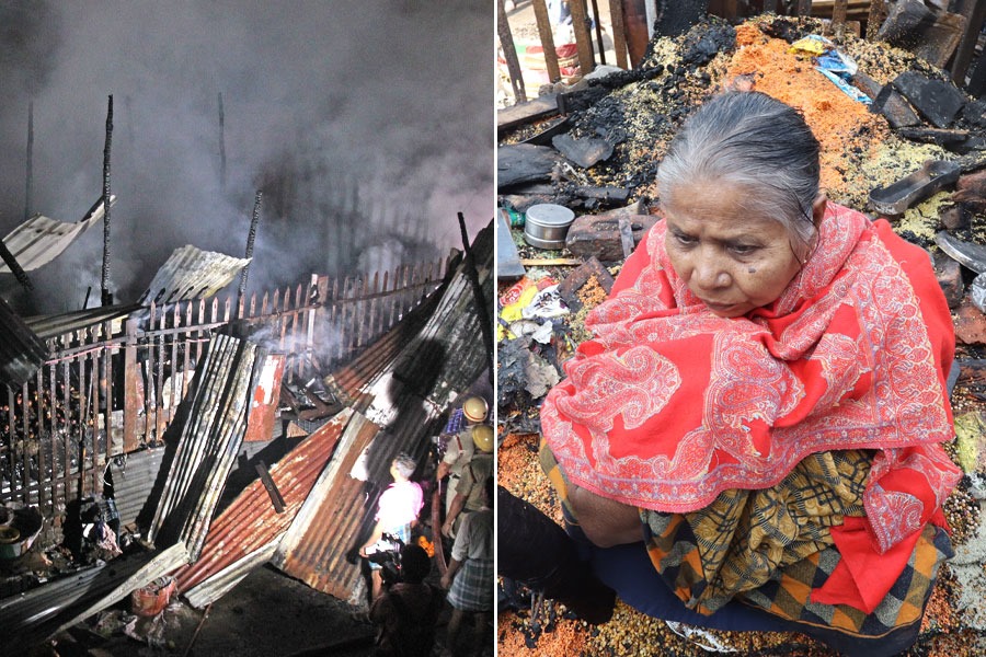 বিস্ফোরণেই কি ভয়াবহ আগুন? শিয়ালদহে বিস্ফোরক ক্ষতিগ্রস্তরা