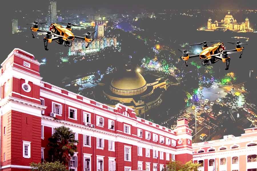 Lalbazar will get two drones with modern technology to keep watch on the security