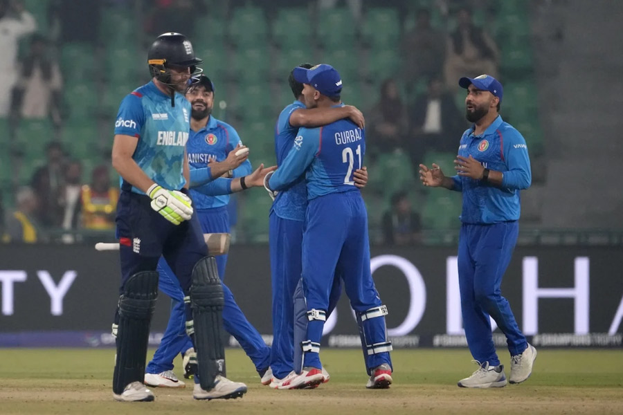Afghanistan beats England to stay alive in Champions Trophy