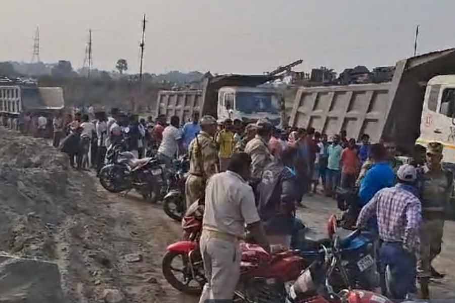Person died after falling into an open pit mine in Jamuria