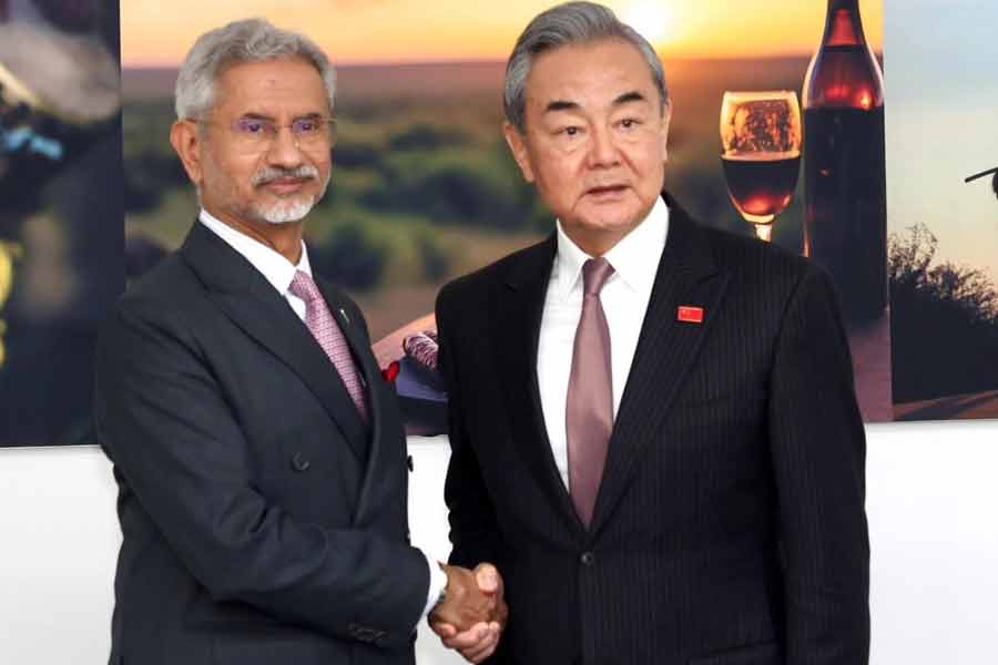 S Jaishankar, Wang hold talks at G20 meeting