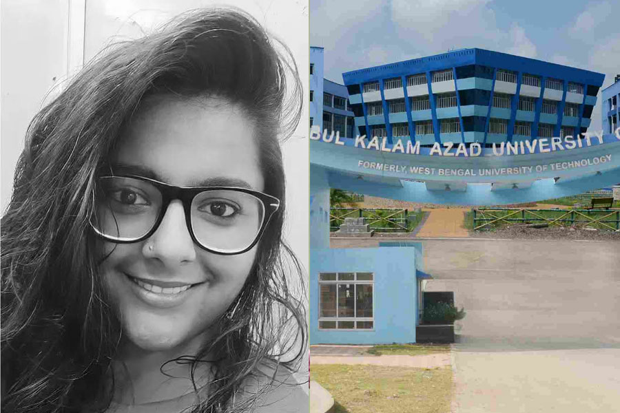 MAKAUT says difarent reason of student death