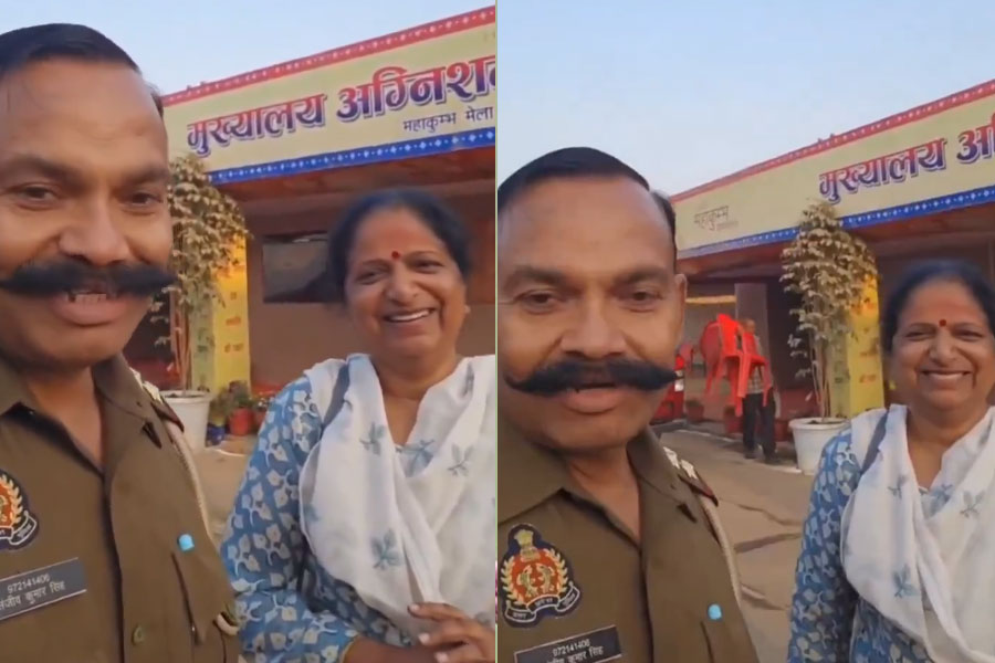 Fire officer reunites with college friend after 37 years at Maha Kumbh