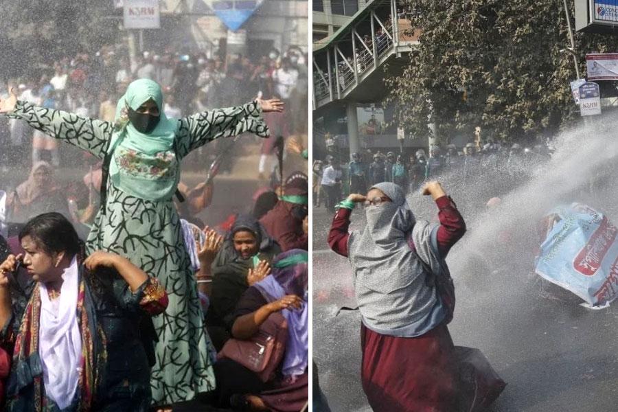 চাকরিহারা শিক্ষকদের আন্দোলনে উত্তাল শাহবাগ চত্বর
