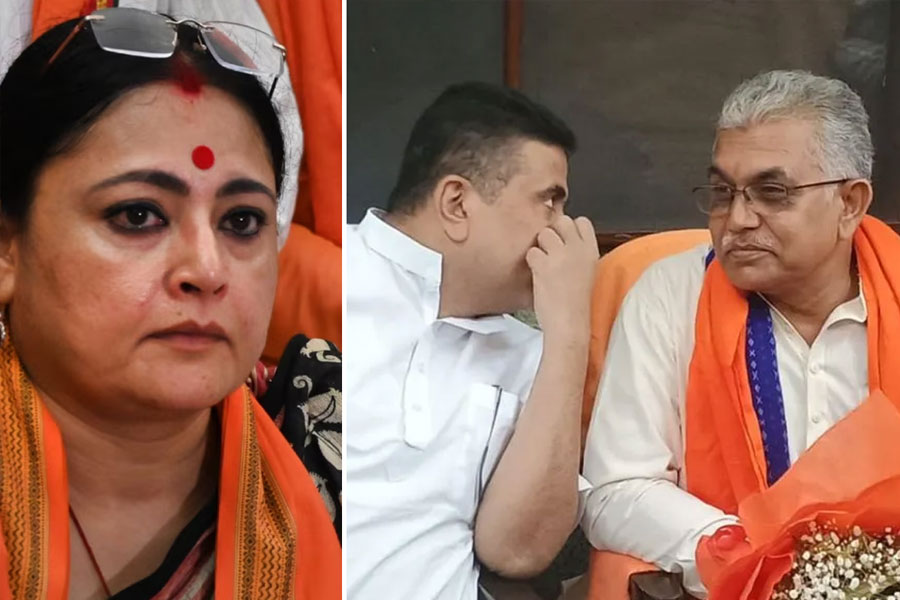 Agnimitra Paul and Jagannath Chatterje's different stand in minority issue makes West Bengal BJP in awkward situation