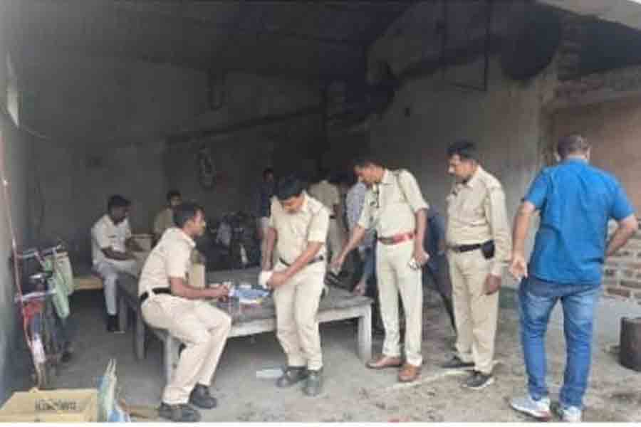 Bardhaman Police seized molasses from Rice godown