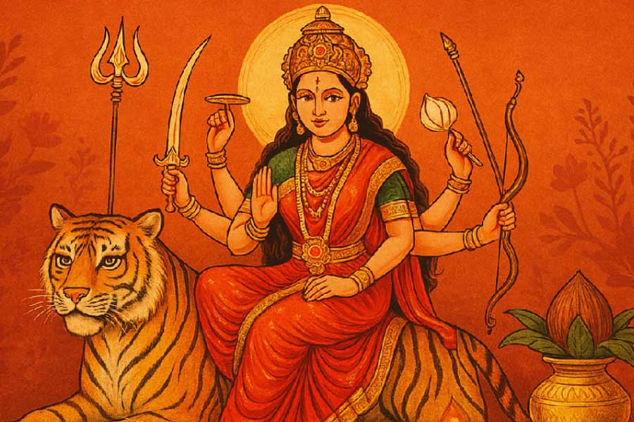 Which color is suitable for Chaitra Navaratri