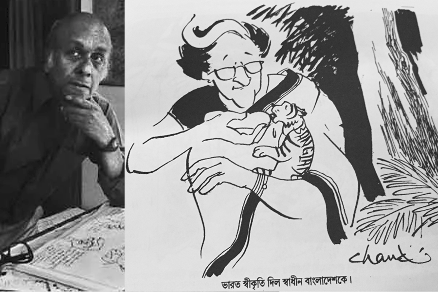 Editorial on cartoonist Chandi Lahiri