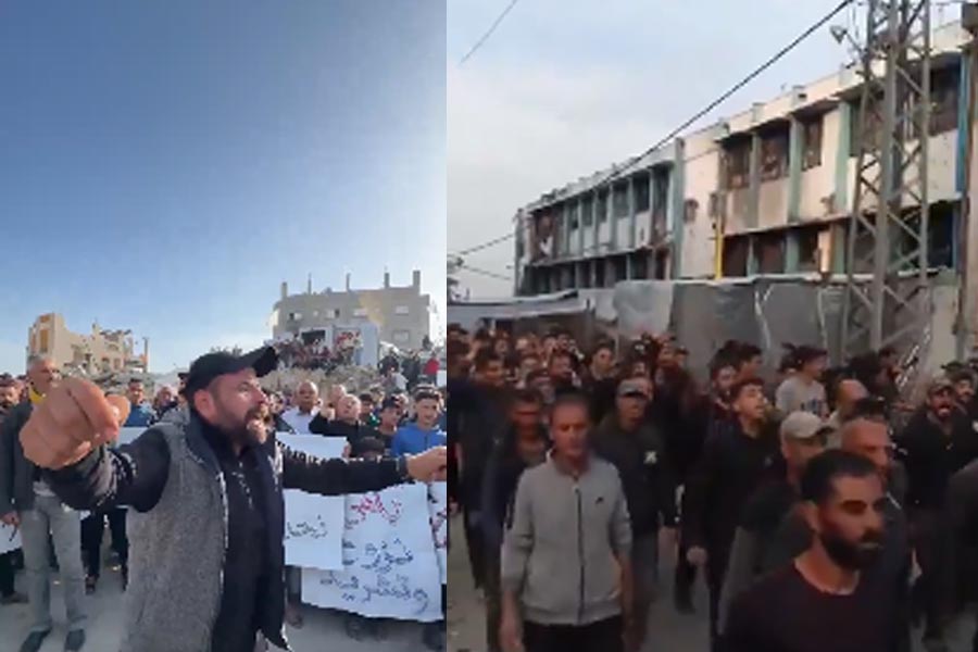 Gaza streets fill with 'Hamas out' slogan