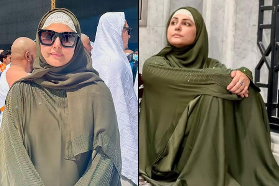 Hina Khan visit Mecca to perform Umrah