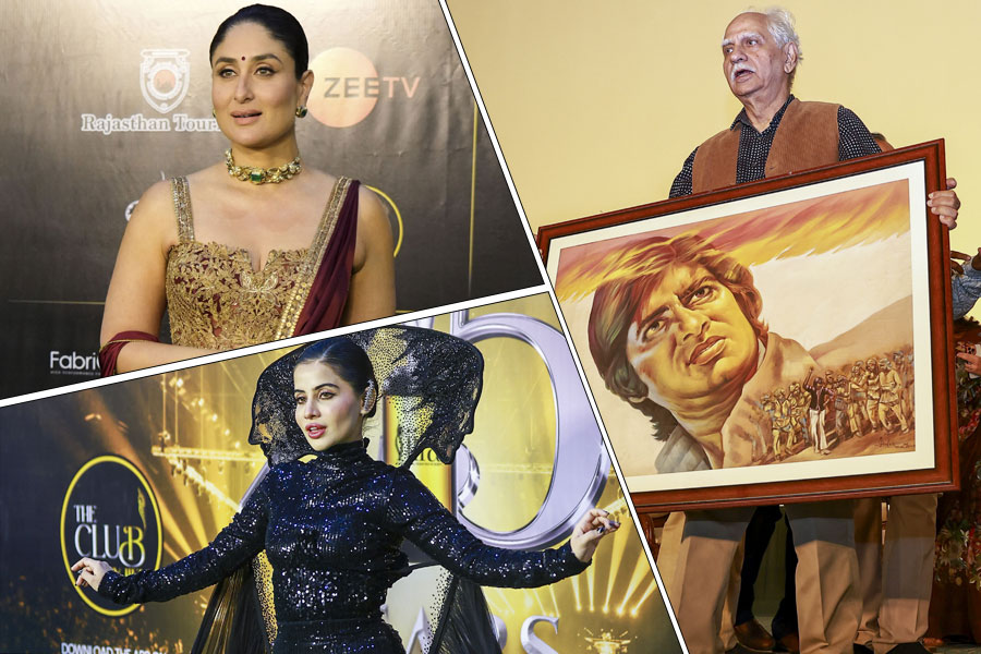 শাড়িতে মোহময়ী করিনা, চমক উরফিরও, IIFA-র মঞ্চে কে কোন পোশাকে ধরা দিলেন?