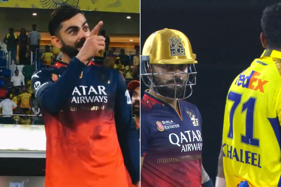 IPL 2025: Virat Kohli's animated chat with CSK pacer Khaleel Ahmed after RCB win