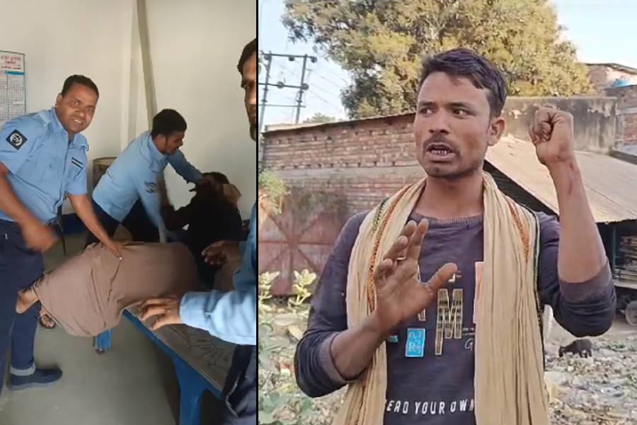 A man allegedly hackled by three civic volunteer in Malda