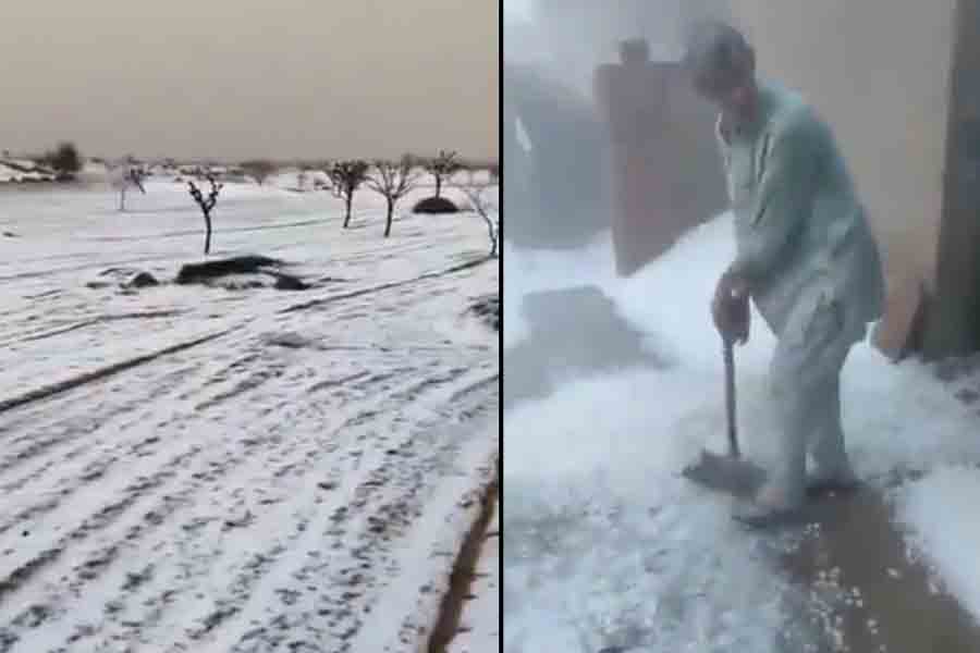 Snow-Covered Rajasthan