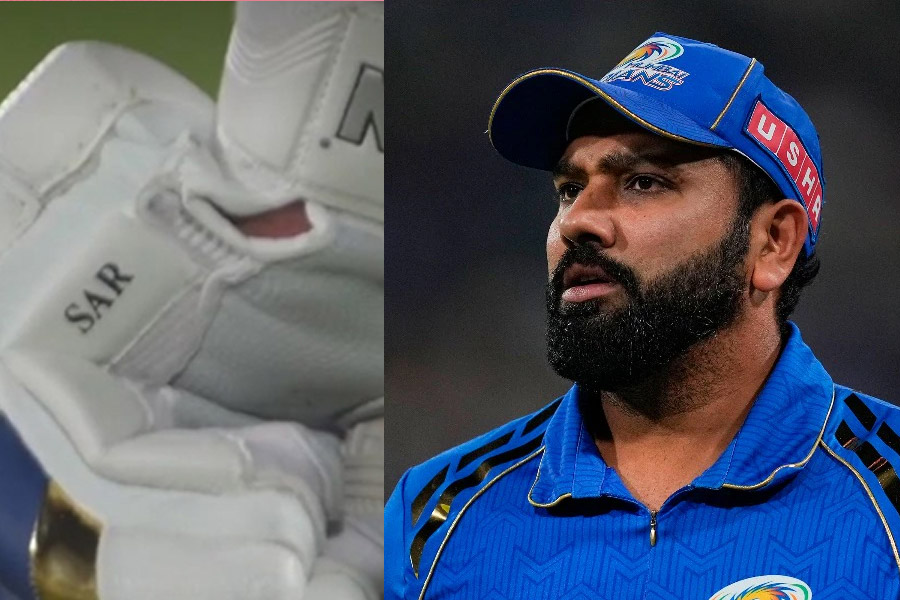 Rohit Sharma’s special ‘SAR’ gloves for IPL 2025