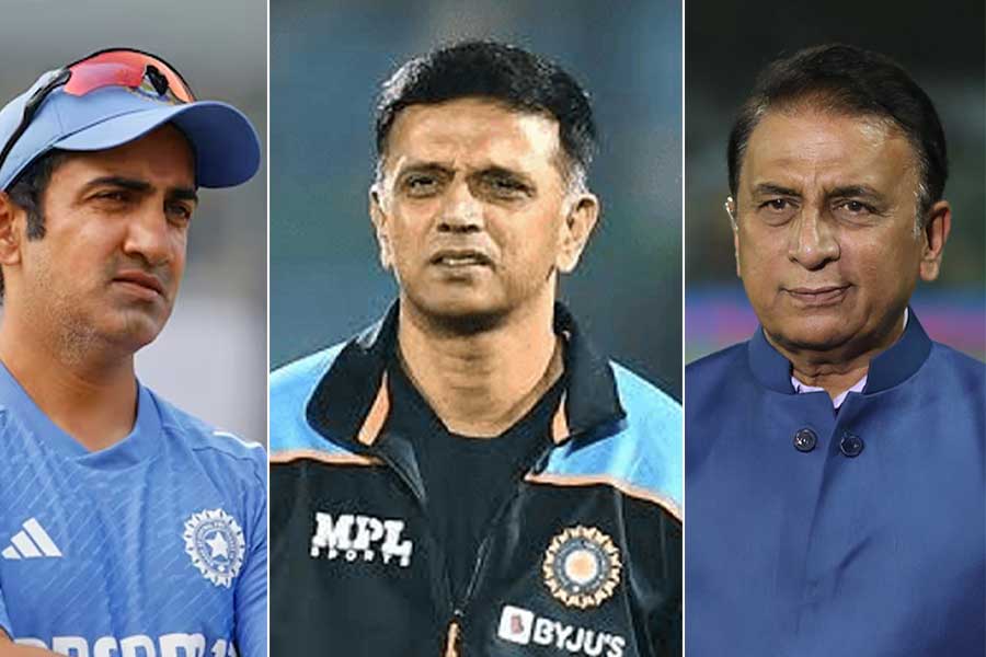 Sunil Gavaskar questions Gautam Gambhir over Champions Trophy 2025 reward comparing Rahul Dravid