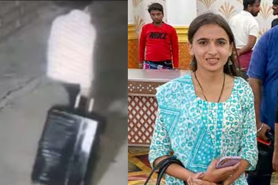 Haryana Himani Narwal's friend seen dragging suitcase in which her body was found