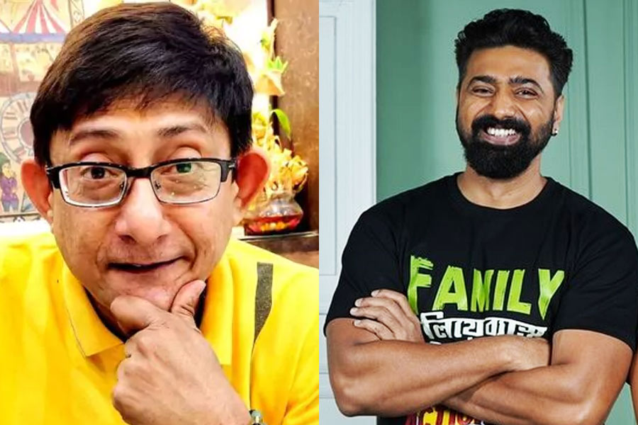 Dev, Kanchan Mullick's fun banter at Star Jalsa Parivar award