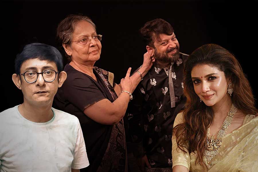 Shiboprosad, Rakhee Gulzar in Aamar Boss's new poster