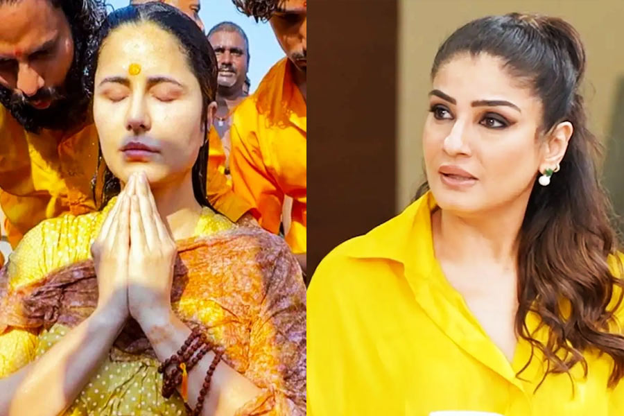 Raveena Tandon Slams Men Filming Katrina Kaif At Mahakumbh