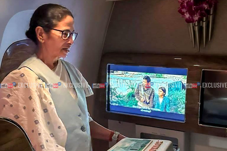Mamata Banerjee is in London to attend multiple events on Monday