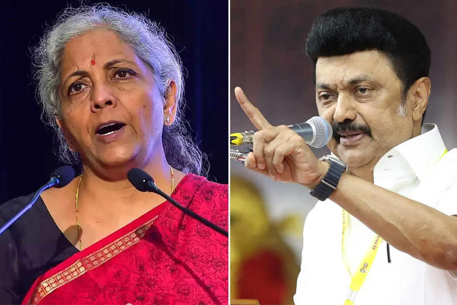 Nirmala Sitharaman slams MK Stalin over changing rupee symbol